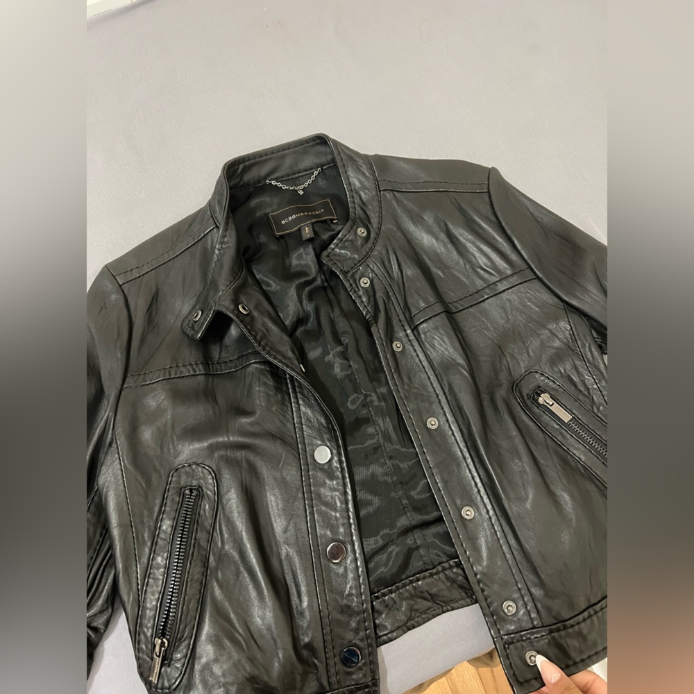 BCBGMaxAzria Leather Jacket